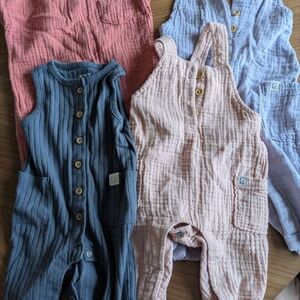 Little Planet Overalls, 3m/6m Bundle
